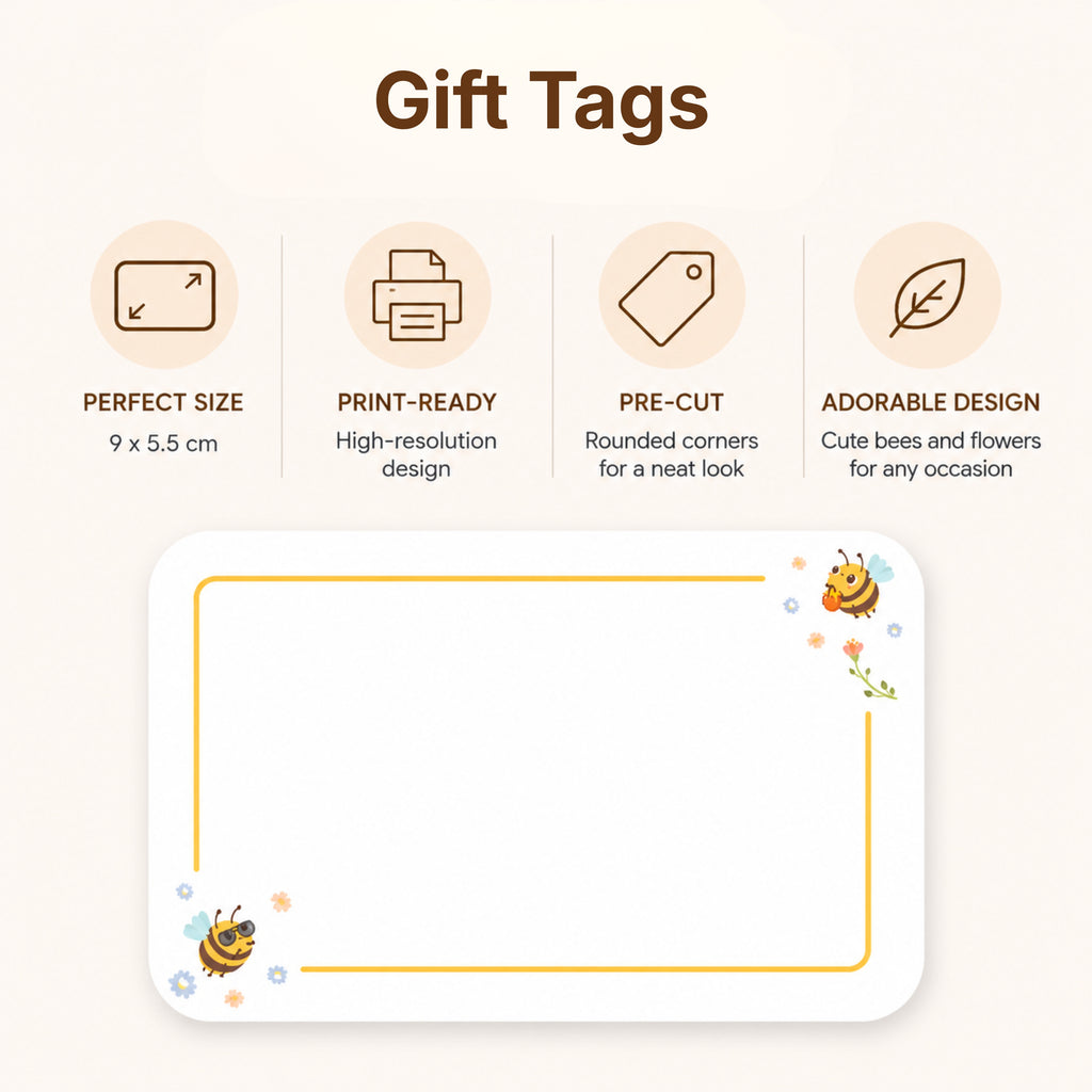 Loope Gift Tag- Bee