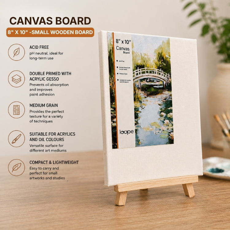 Loope Canvas Board - 8X10 Inches