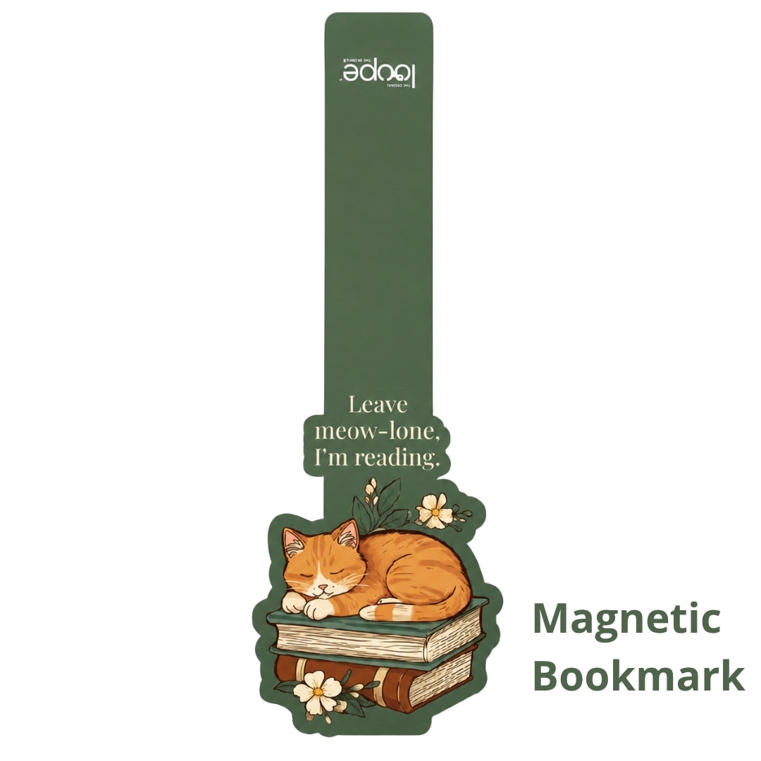 Loope Bookmark - Leave Meowlone, I'm Reading | Loope | ST0069807
