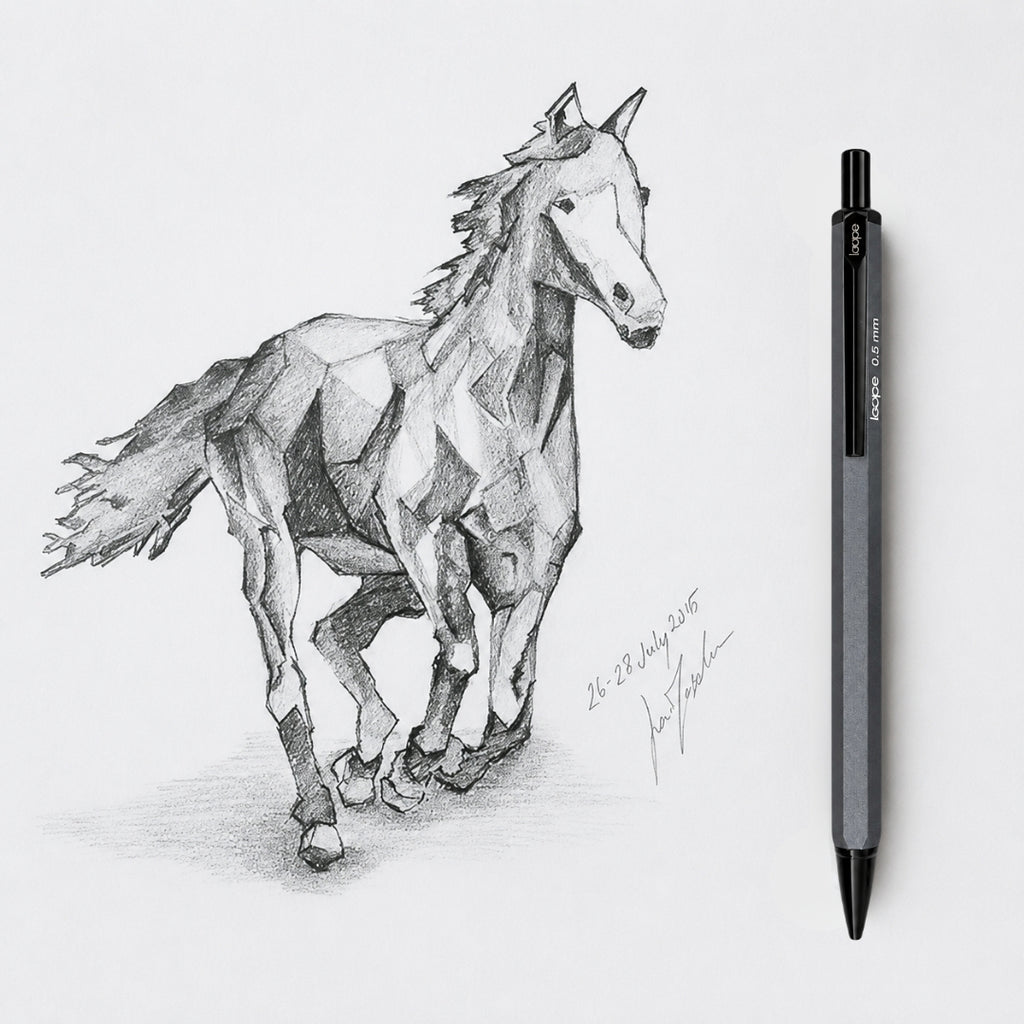 Loope Mechanical Pencil - 0.7mm- Grey