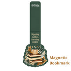 Loope Bookmark - Sipping Coffee , Turning Pages Magnetic