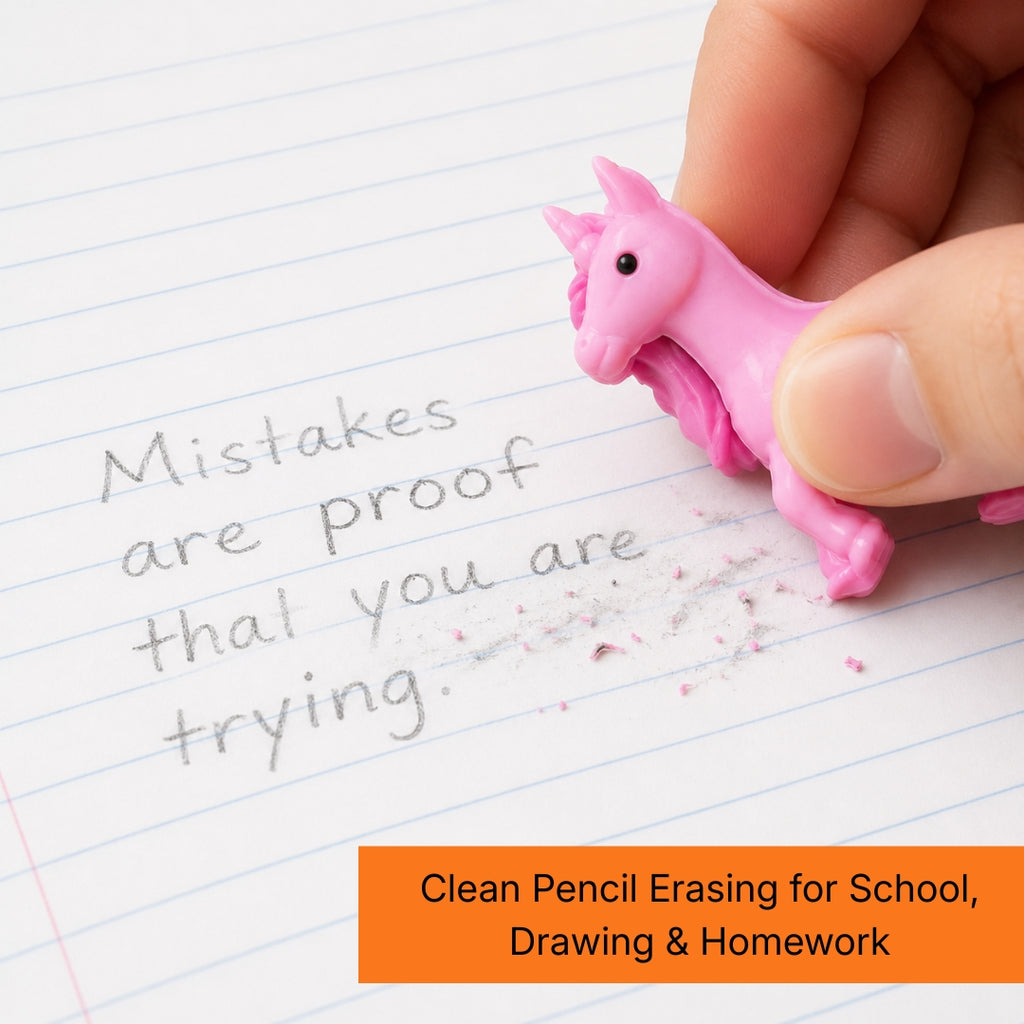 Loope Eraser - Unicorn Shape
