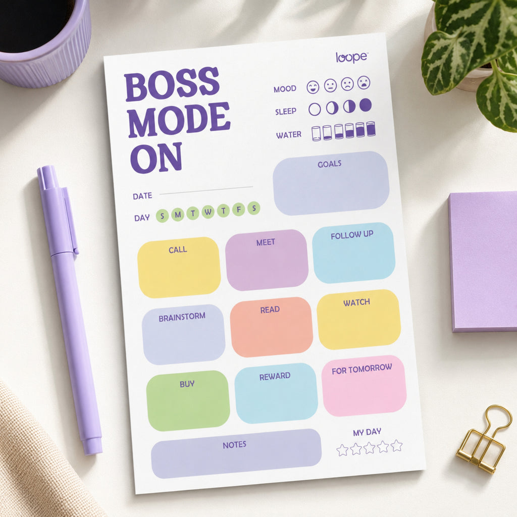 Loope Boss Mode On Productivity Planner