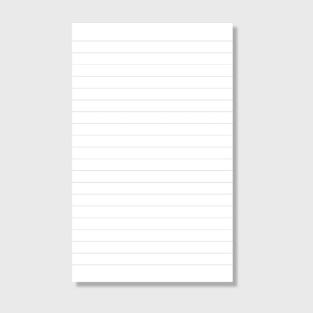 Loope Memo Cards White - Ruled