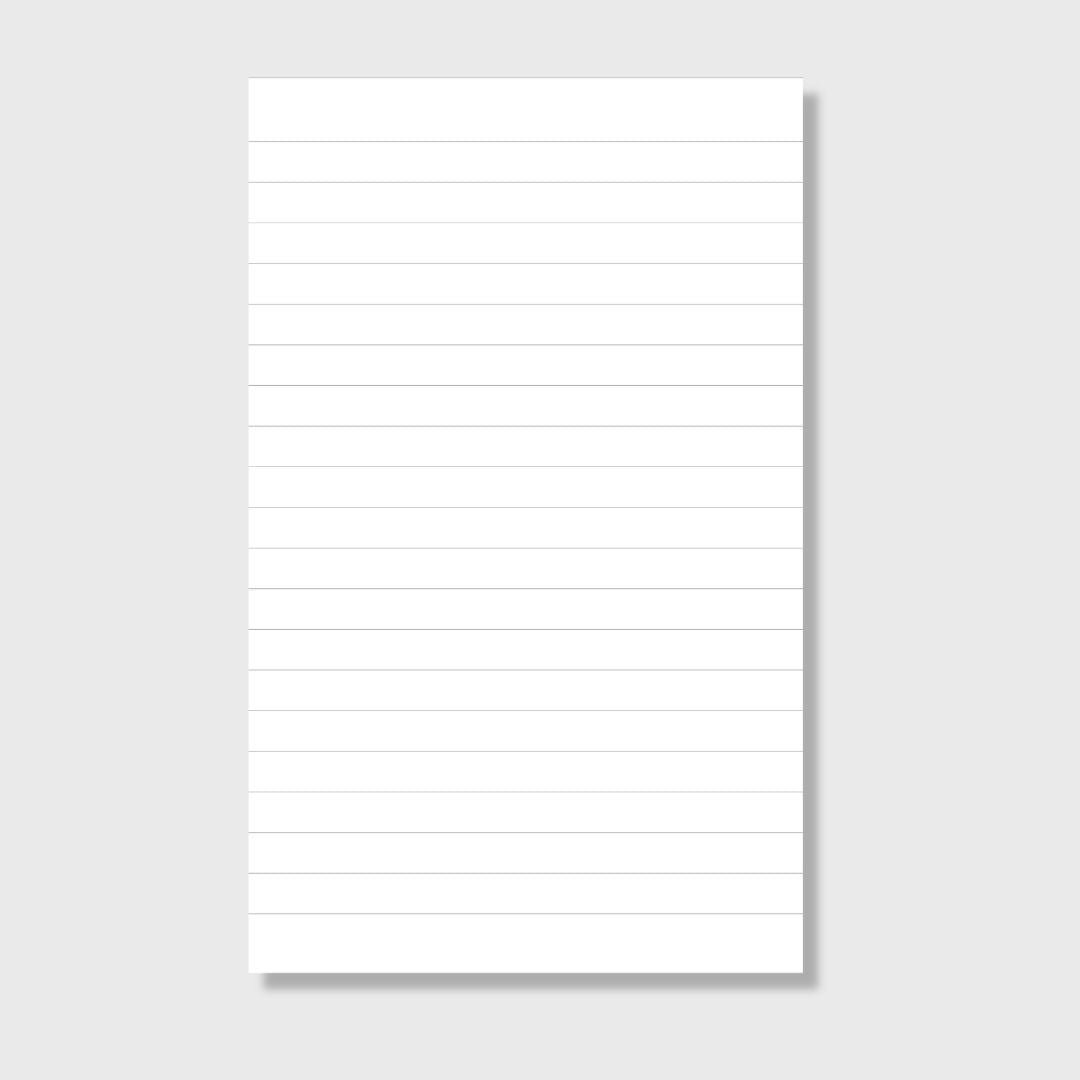 Loope Memo Cards White - Ruled | Loope | ST0068773