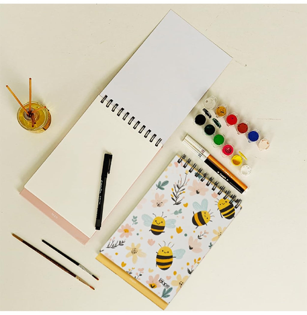 Loope Kids A5 BeeThemed Creative Sketch Pad