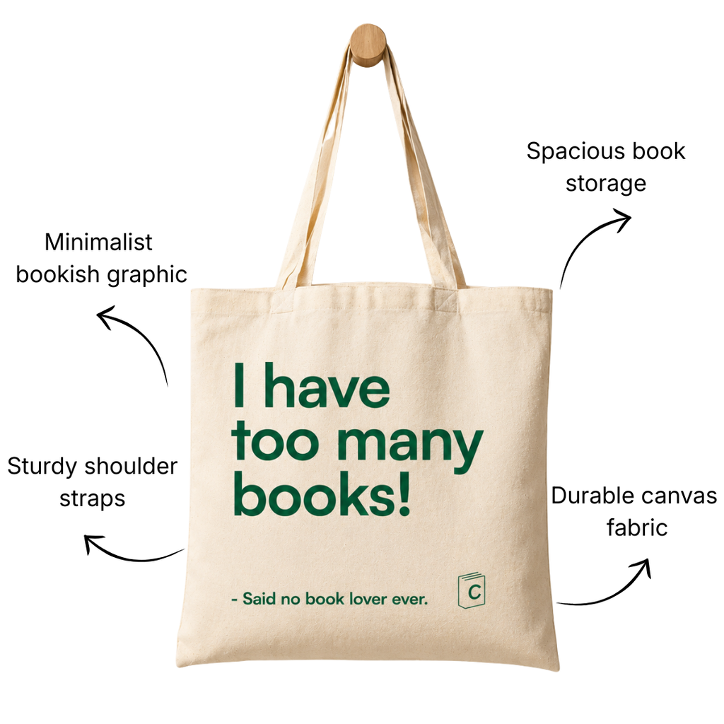 Loope I Have Too Many Books Tote Bag