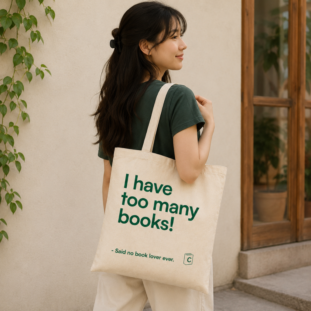 Loope I Have Too Many Books Tote Bag