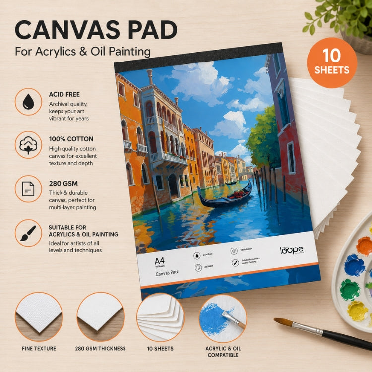Loope A4 Canvas Pad | Loope | ST0069036