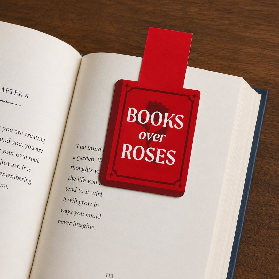 Loope Bookmark -   Books Over Roses | Loope | ST0067574