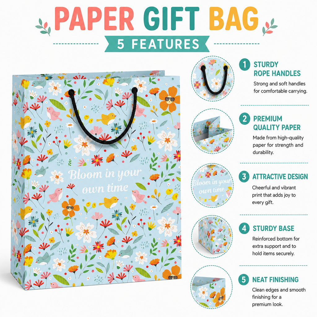 Loope Gift Bag Large - Floral