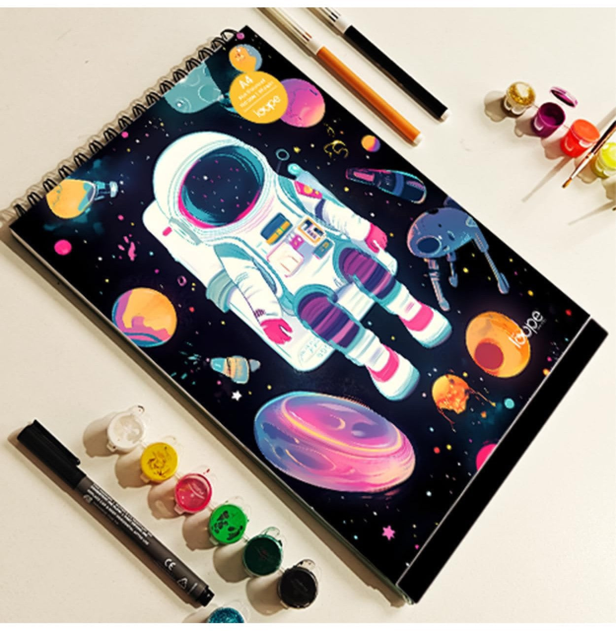Loope Kids A4 Sketch Pad - Space | Loope | ST0068556