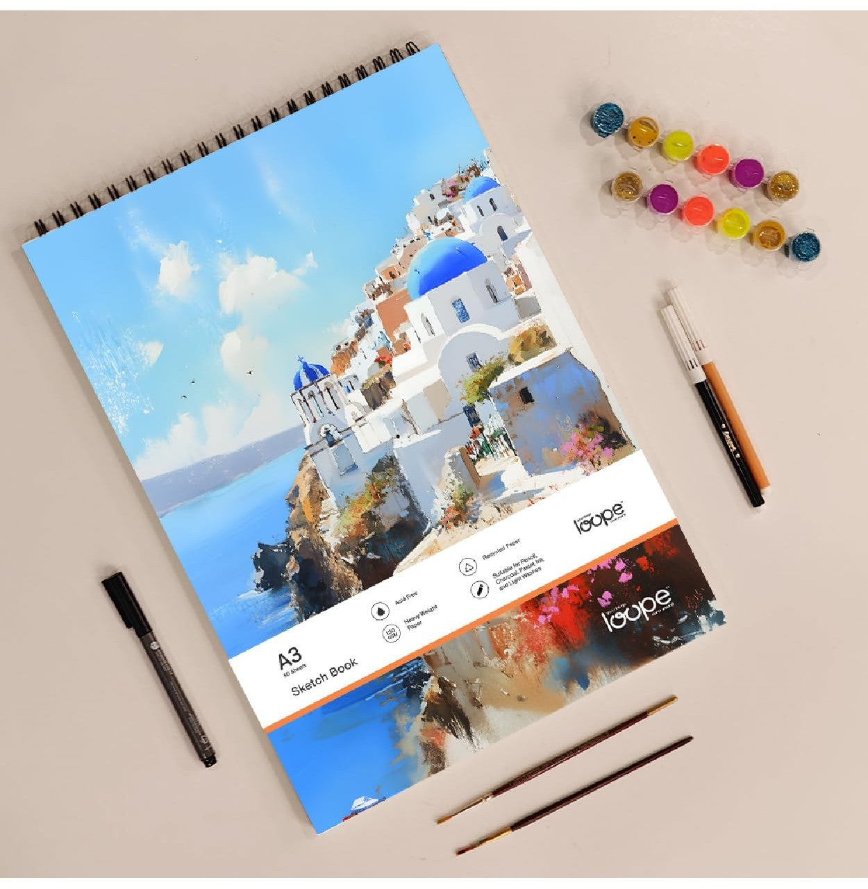 Loope A3 Sketch Pad - Greece | Loope | ST0068774