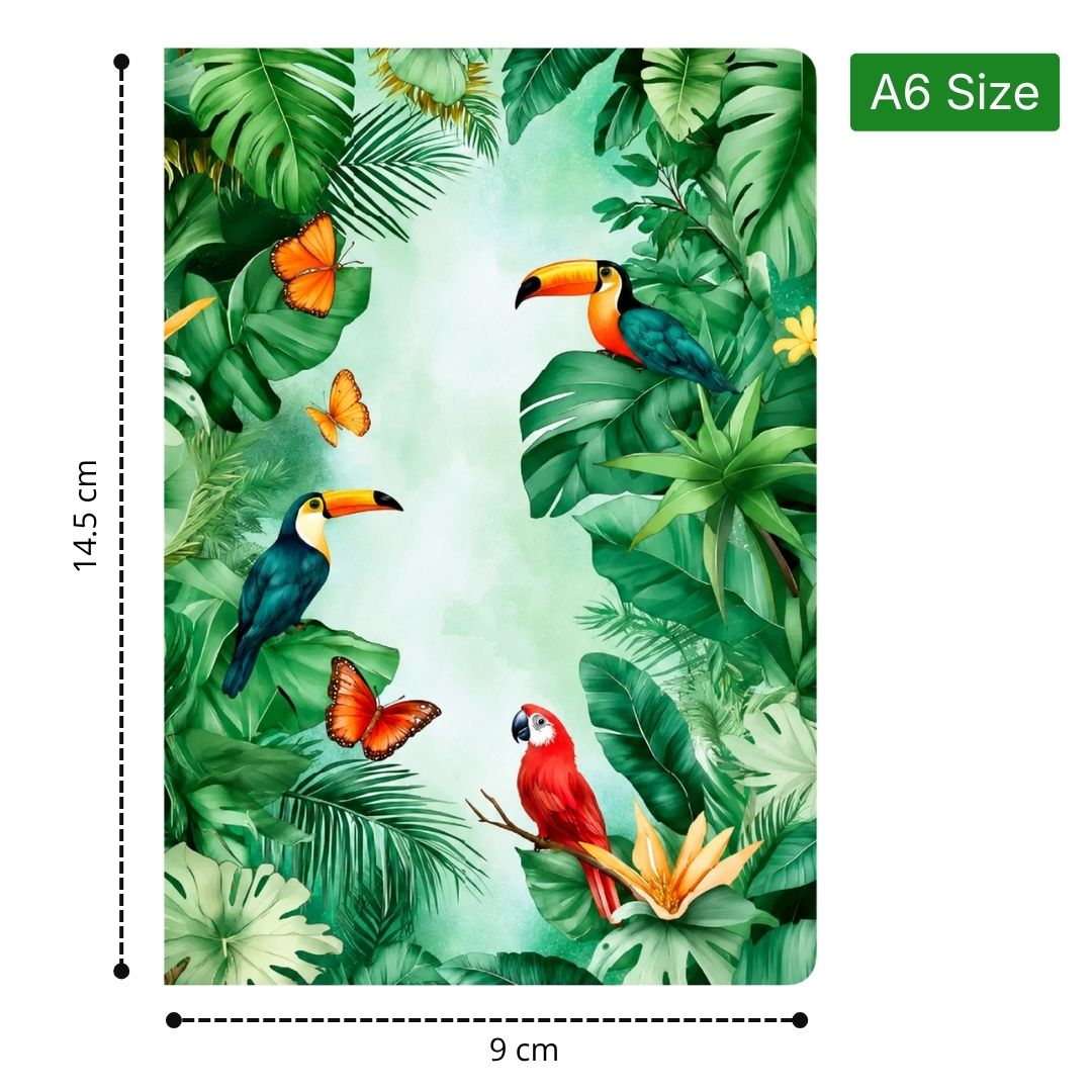 Loope Unruled Notebook A6 | Wild & Wonderful | Loope | ST0069943