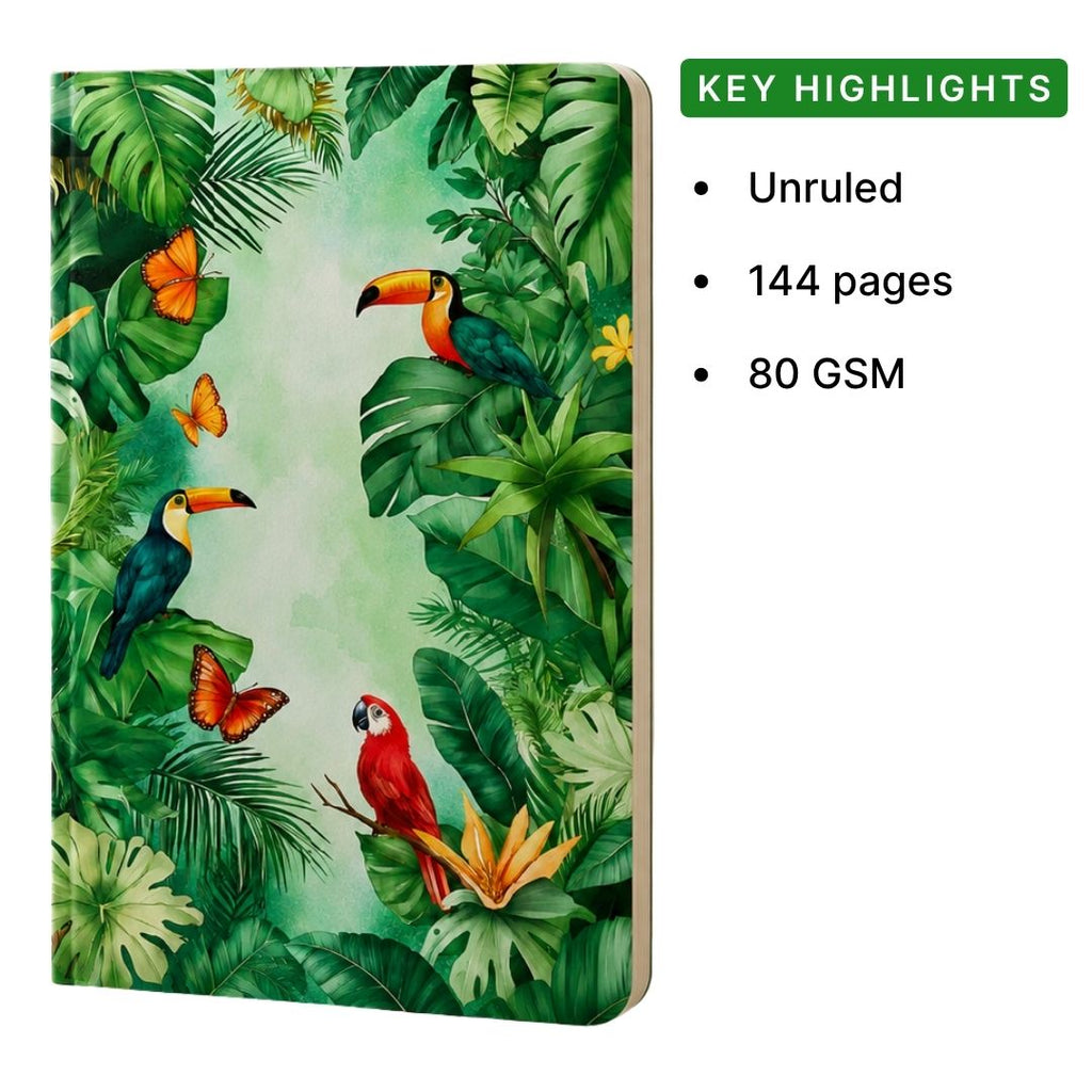 Loope Unruled Notebook A6 | Wild & Wonderful