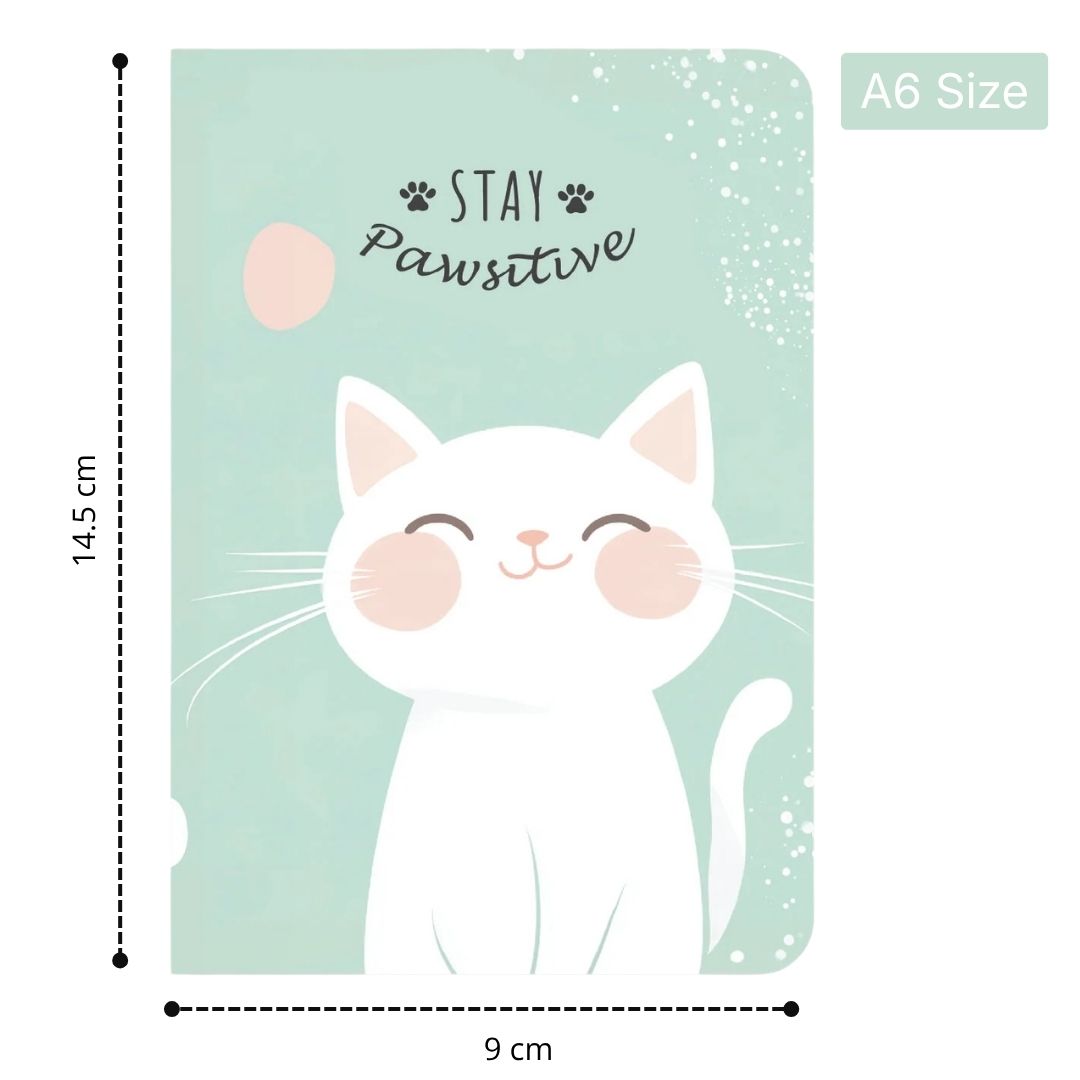 Loope Stay Pawsitive Notebook - A6 | Loope | ST0067167