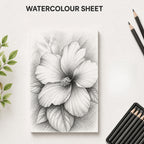 Loope A6 Watercolor Loose Sheets  200 Gsm ColdPress Paper, 30 Sheets