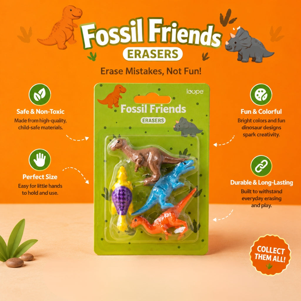 Loope Eraser - Dino Shape