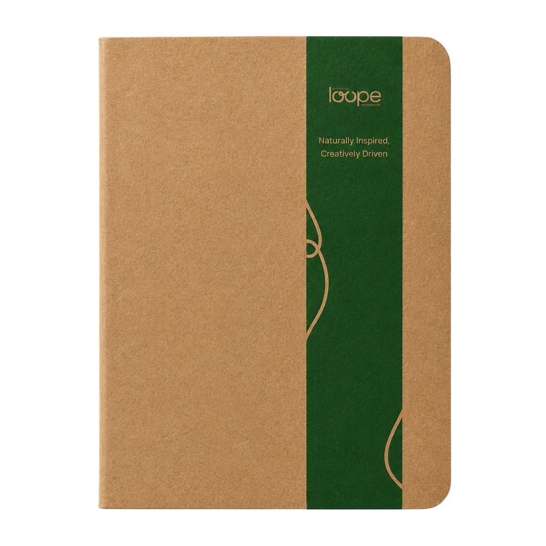 Loope Brown Eco Notebook A5 - Unruled | Loope | ST0068800