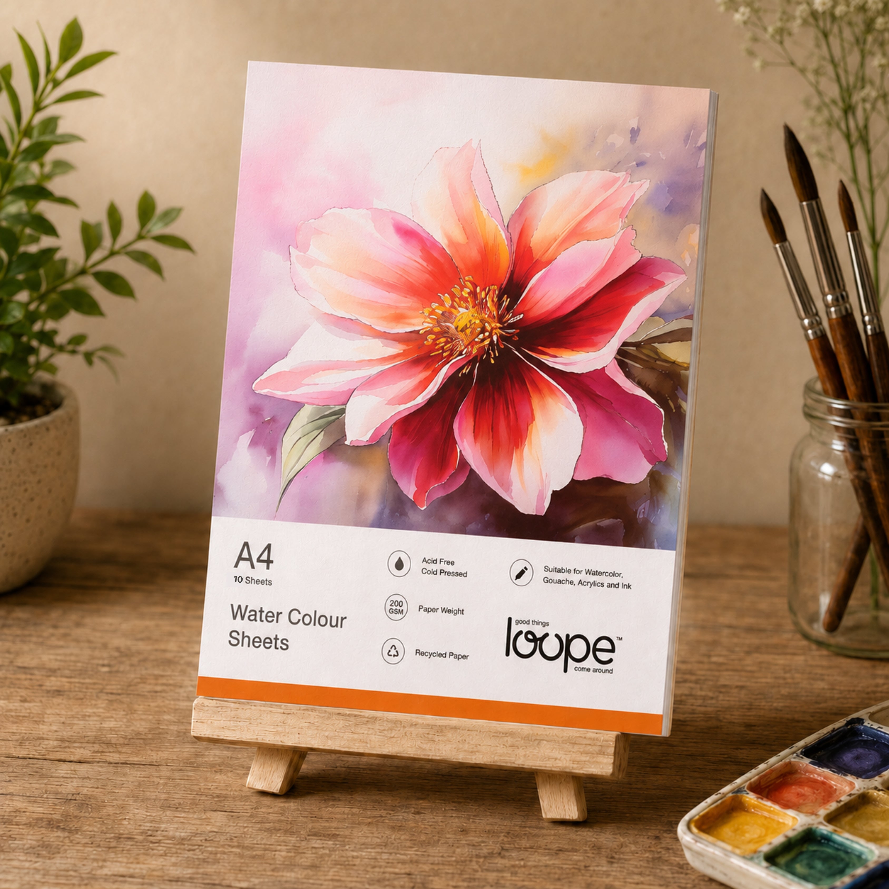 Loope A4 Watercolor Loose Sheets | Loope | ST0067085