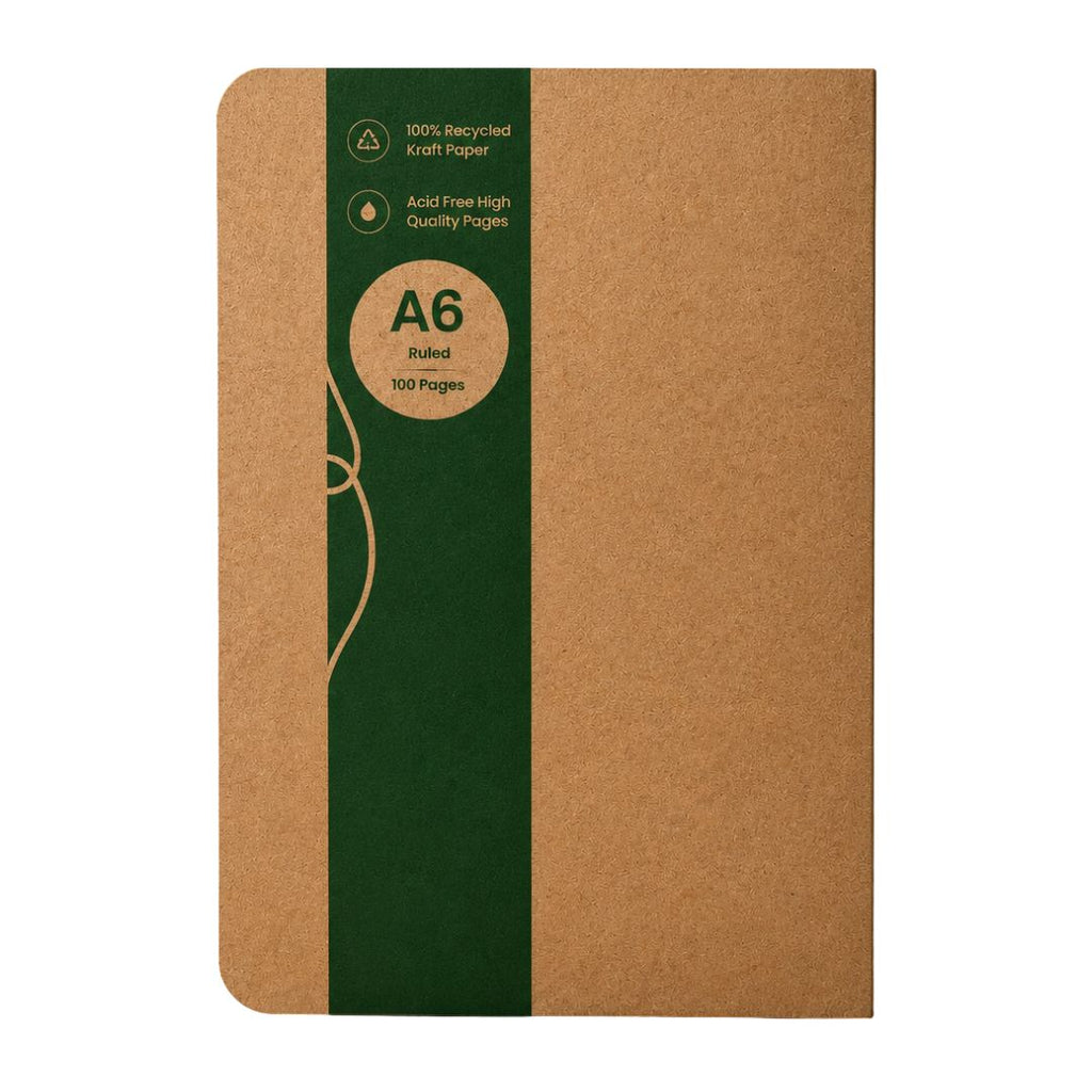 Loope Brown Eco Notebook A6 - Ruled