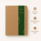 Loope Brown Eco Notebook A6 - Ruled