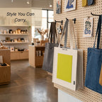 Loope Block Tote Bag - Neon Yellow