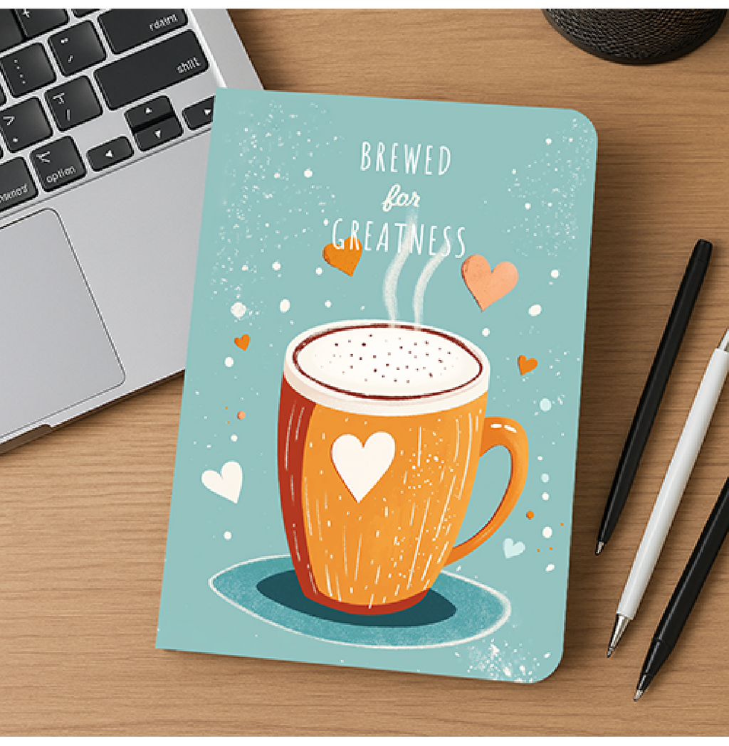 Loope Brewed For Greatness Notebook - A5