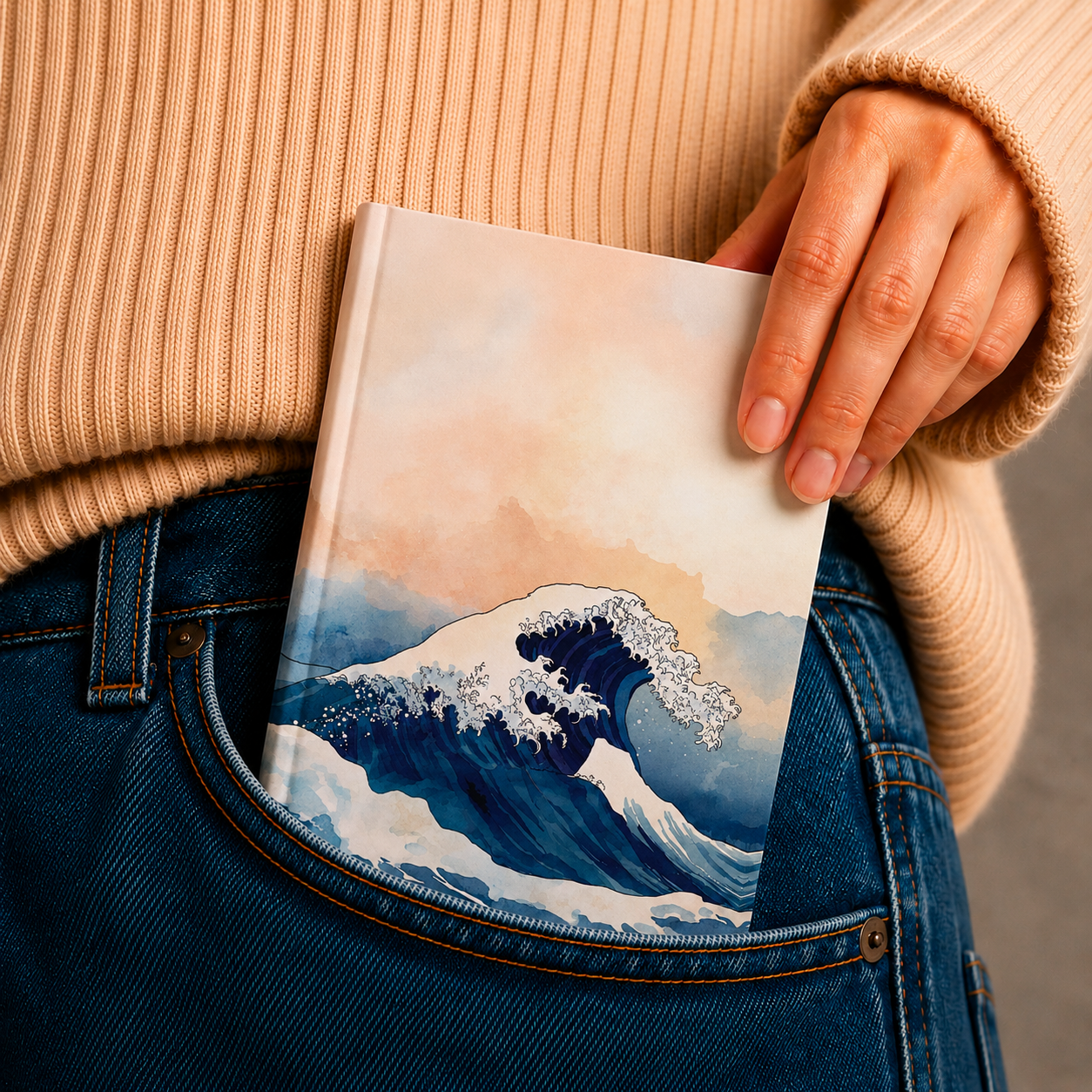 Loope The Great Wave Off Notebook - A6 | Loope | ST0069940