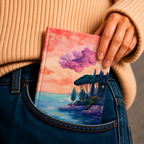 Loope Pink Cloud Foil Notebook - A6