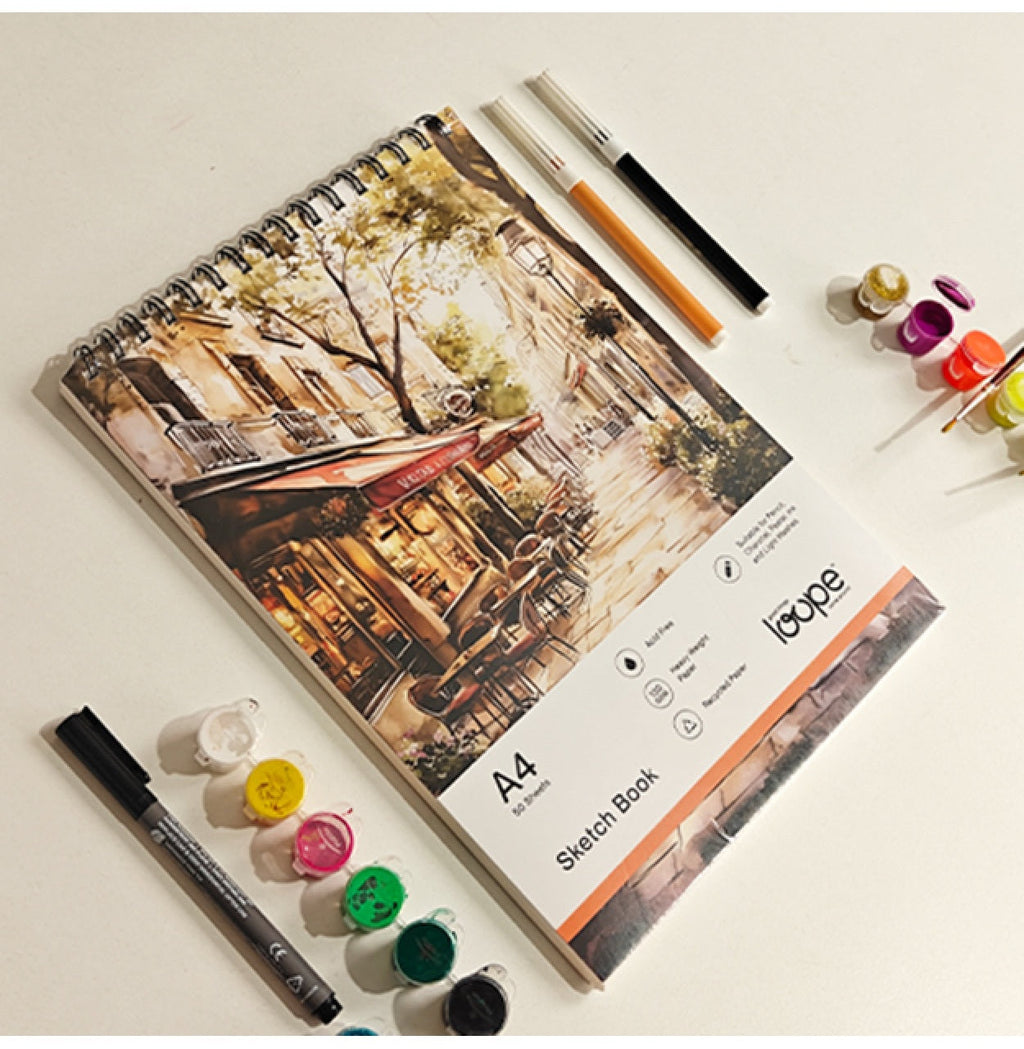 Loope A4 Sketch Pad -  Europe Street