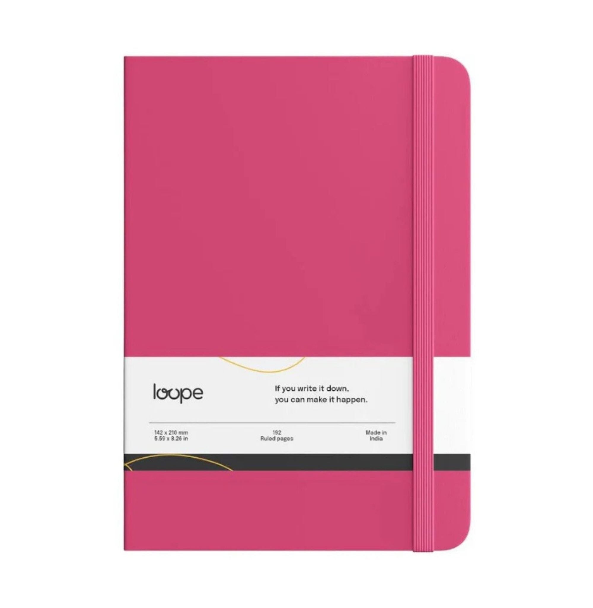 Loope Solid Notebook A6 - Pink | Loope | ST0069764