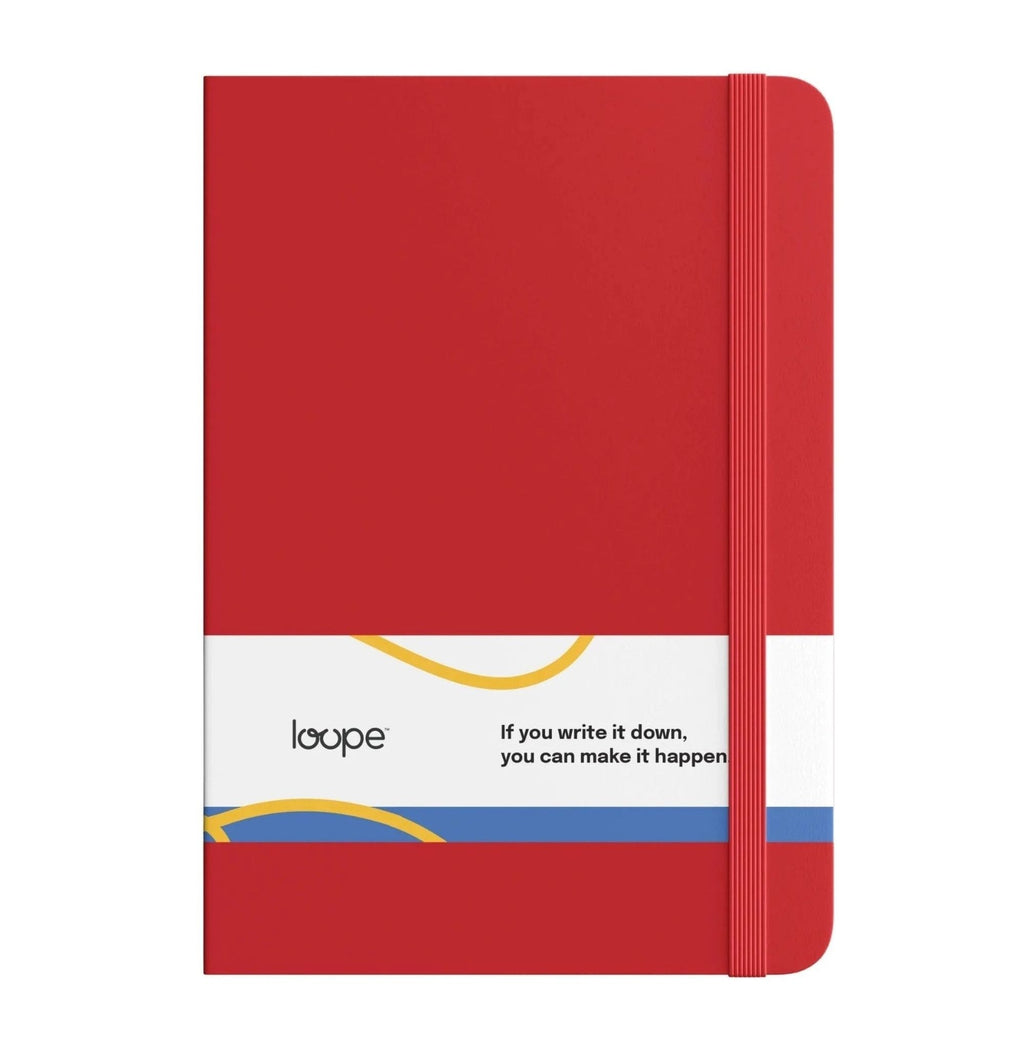 Loope Solid Notebook A5 - Red