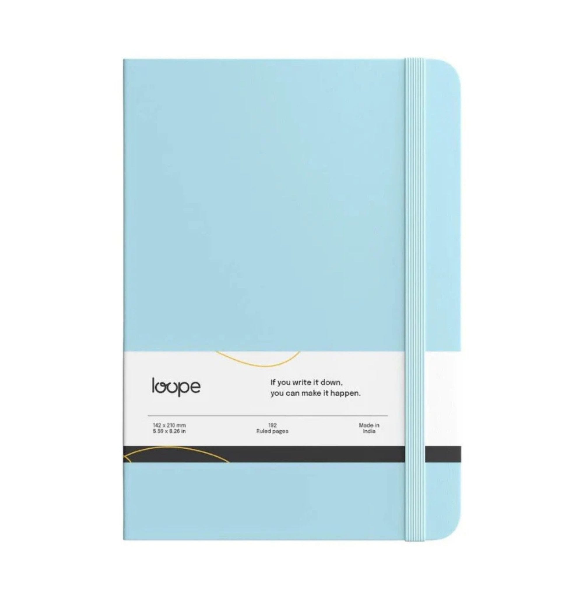 Loope Solid Notebook A5 - Cyan Blue | Loope | ST0069763