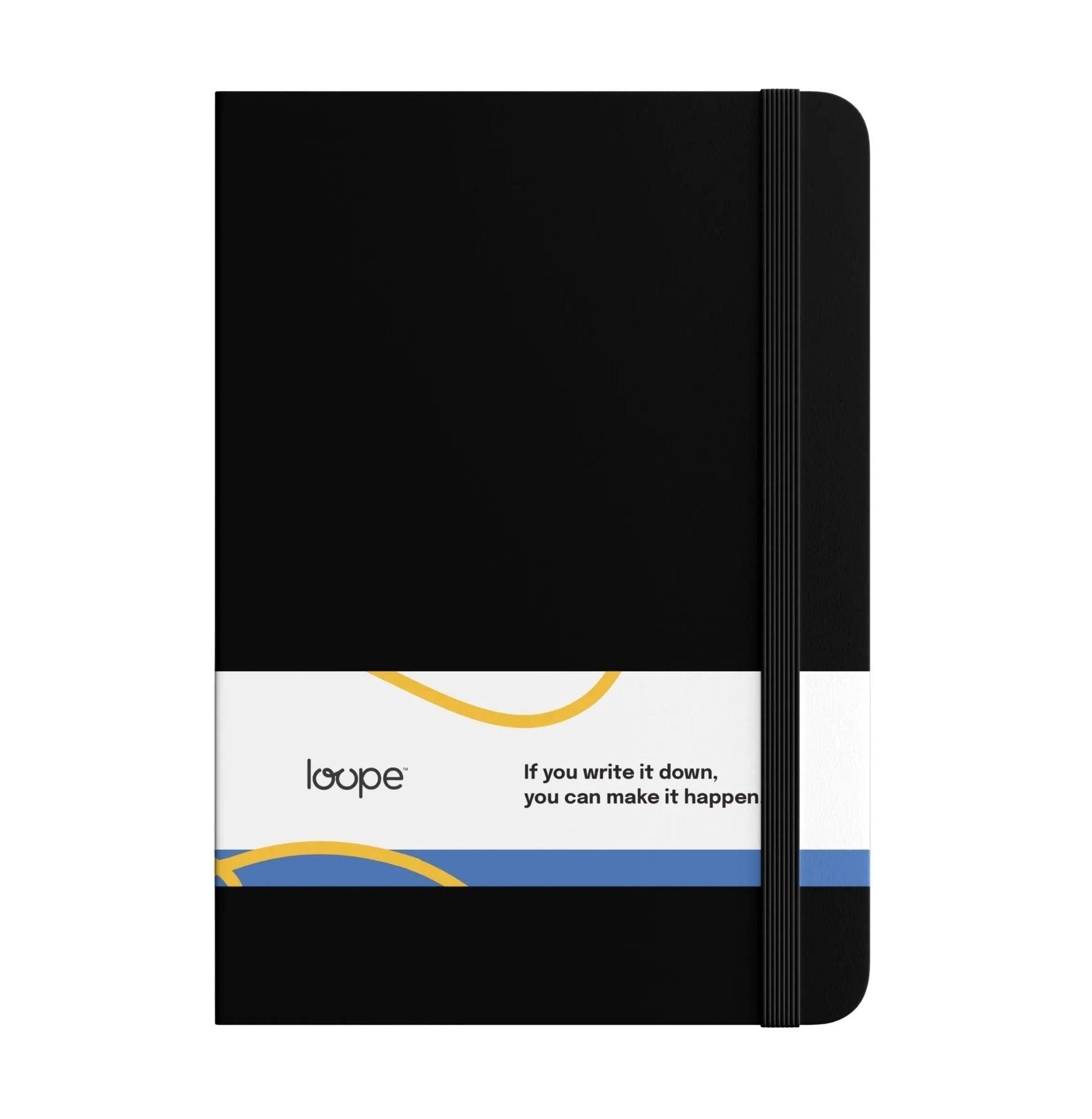 Loope Solid Notebook A6 | Black | 192 Pages | 80 Gsm | Loope | ST0067874