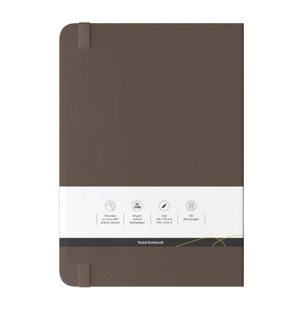 Loope Solid Notebook A6 - Brown
