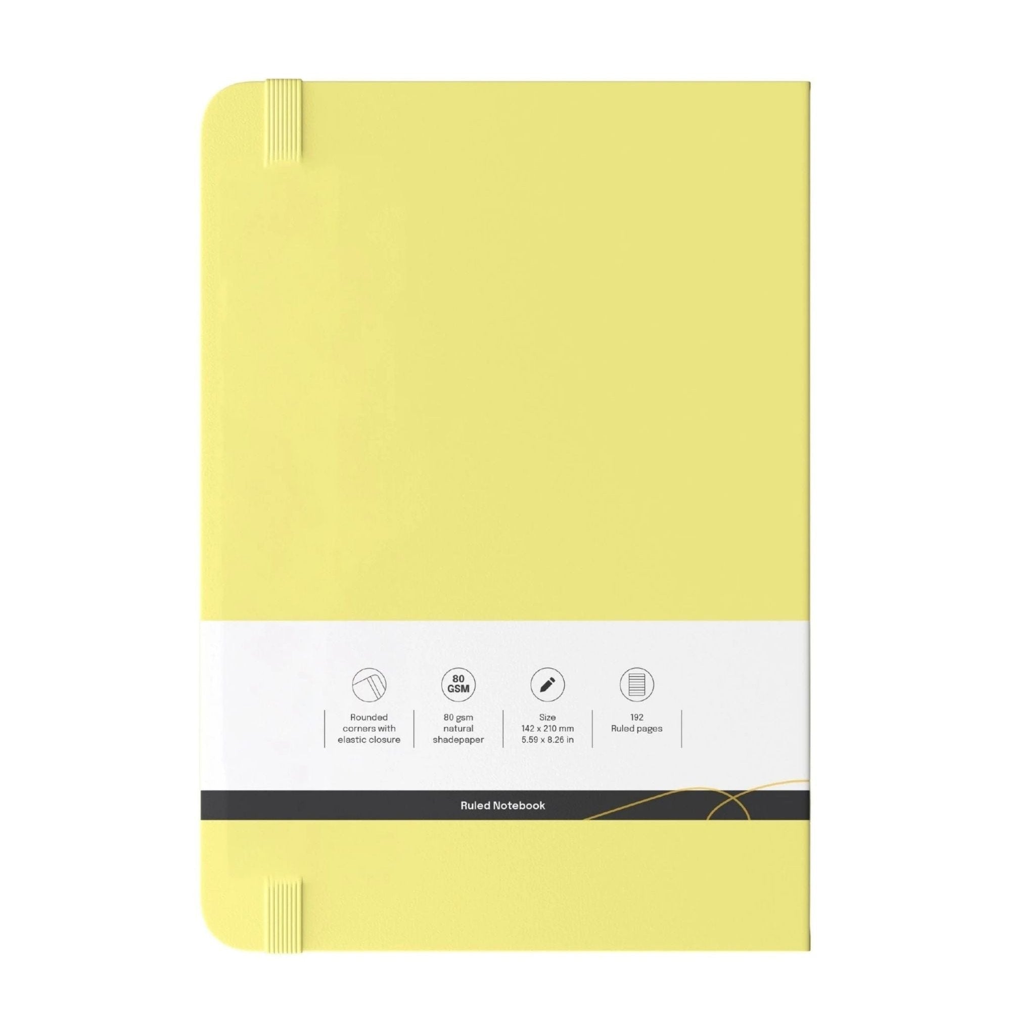 Loope Solid Notebook A6 - Mustard | Loope | ST0069261