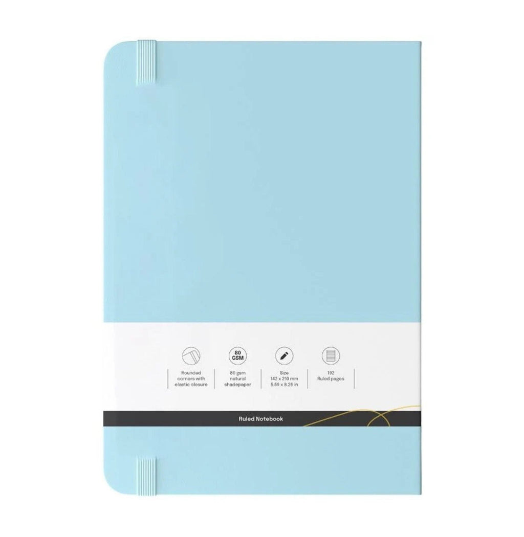 Loope Solid Notebook A5 - Cyan Blue