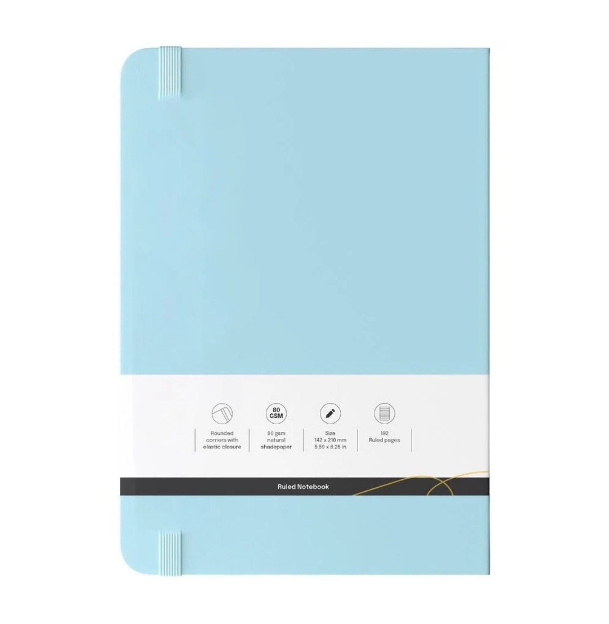 Loope Solid Notebook A5 - Cyan Blue | Loope | ST0069763