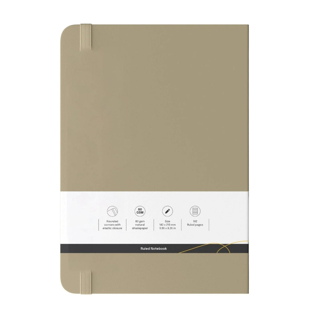 Loope Solid Notebook A6 - Tan