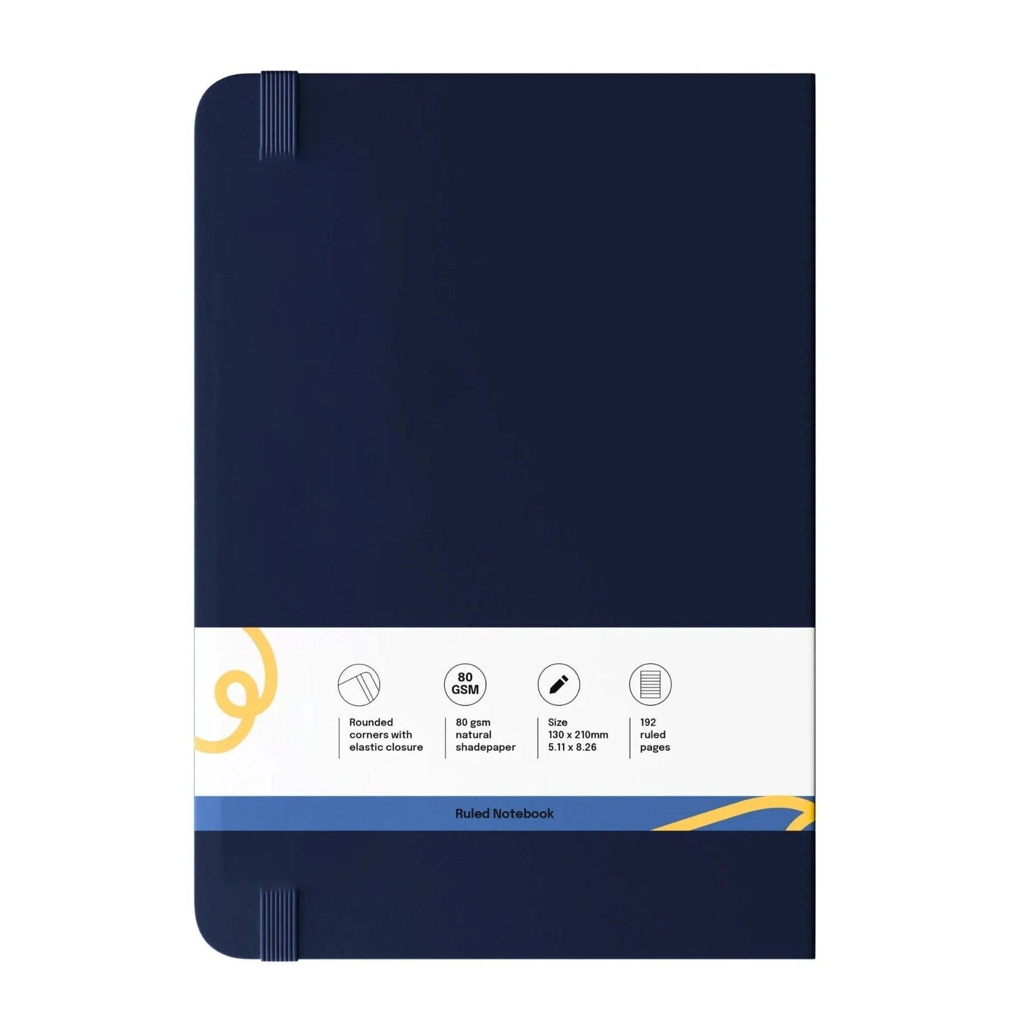 Loope Solid Notebook A6 | Blue | 192 Pages | 80 Gsm | Loope | ST0067873