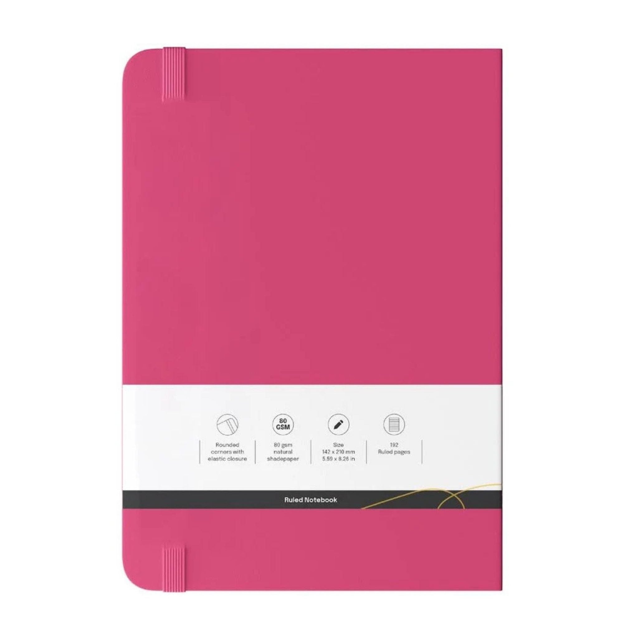 Loope Solid Notebook A6 - Pink | Loope | ST0069764