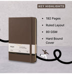 Loope Solid Notebook A5 - Brown