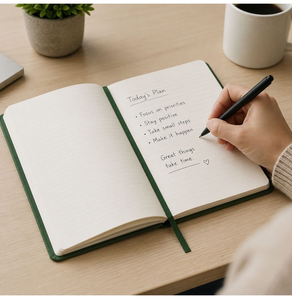 Loope Solid Notebook A5 | Green | 192 Pages | 80 Gsm
