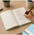 Loope Solid Notebook A5 - Cyan Blue