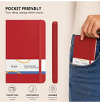 Loope Solid Notebook A6 | Red | 192 Pages | 80 Gsm