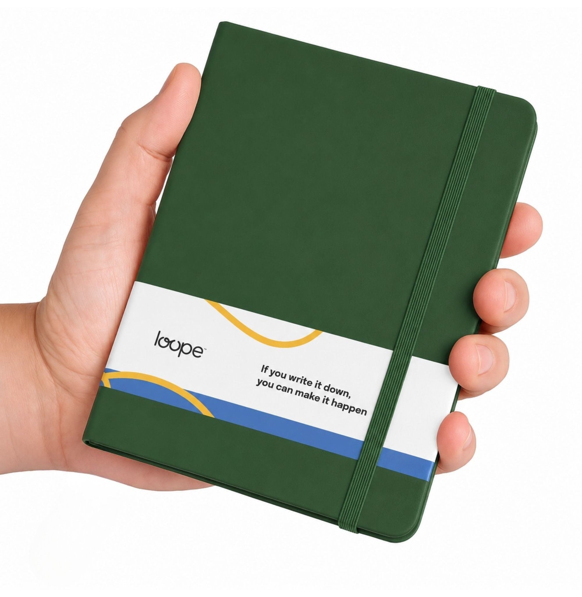 Loope Solid Notebook A6 | Green | 192 Pages | 80 Gsm | Loope | ST0067871