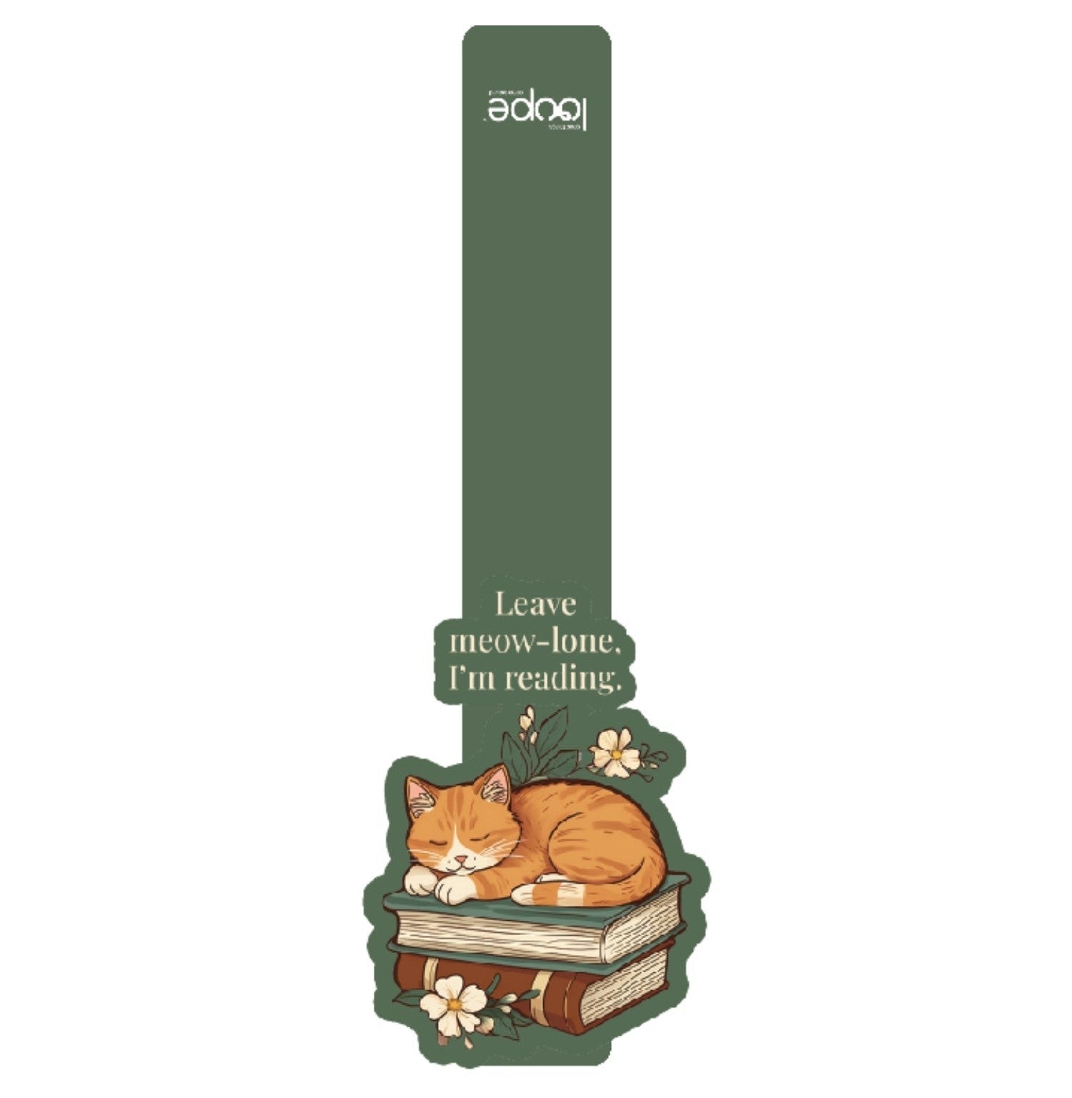 Loope Bookmark - Leave Meowlone, I'm Reading | Loope | ST0069807