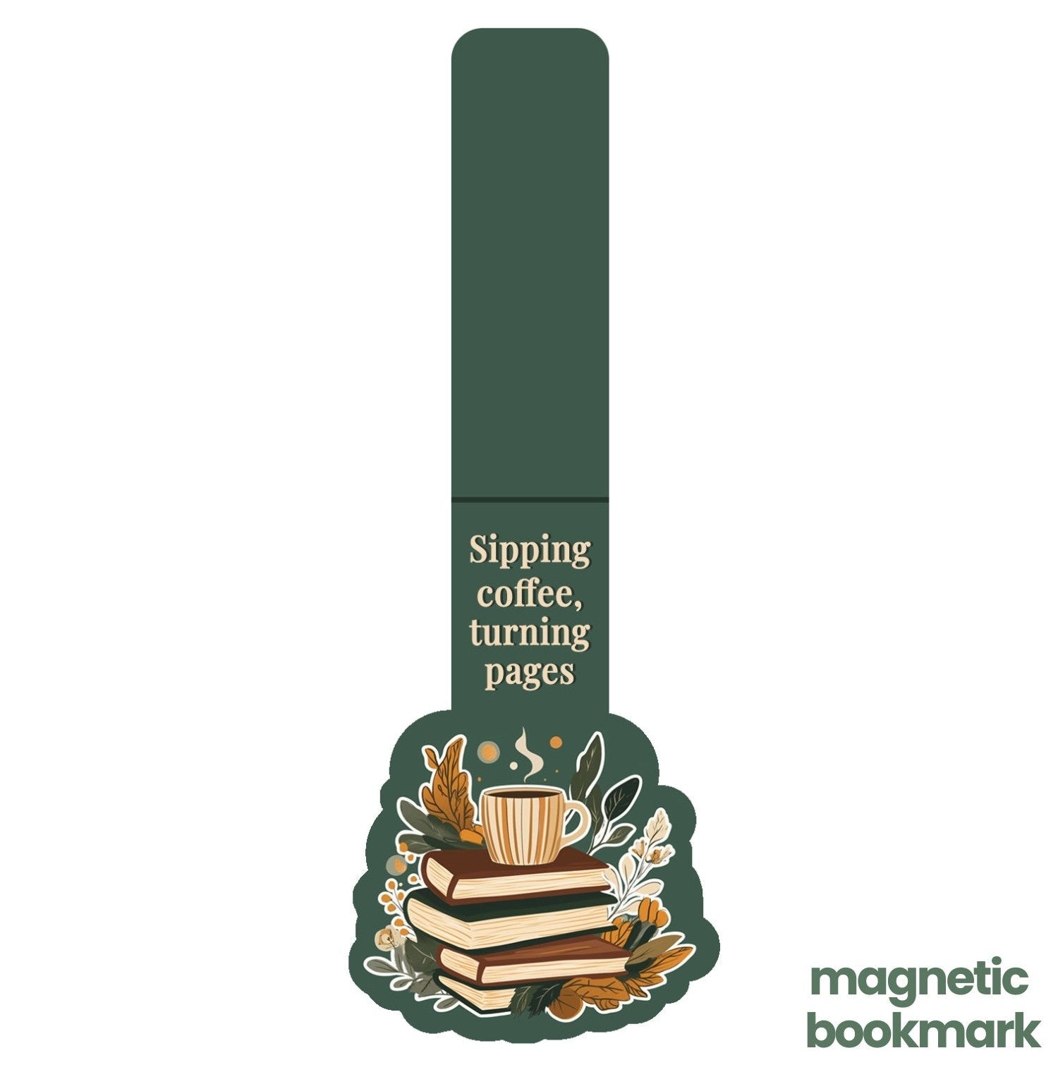 Loope Bookmark - Sipping Coffee , Turning Pages Magnetic | Loope | ST0067345