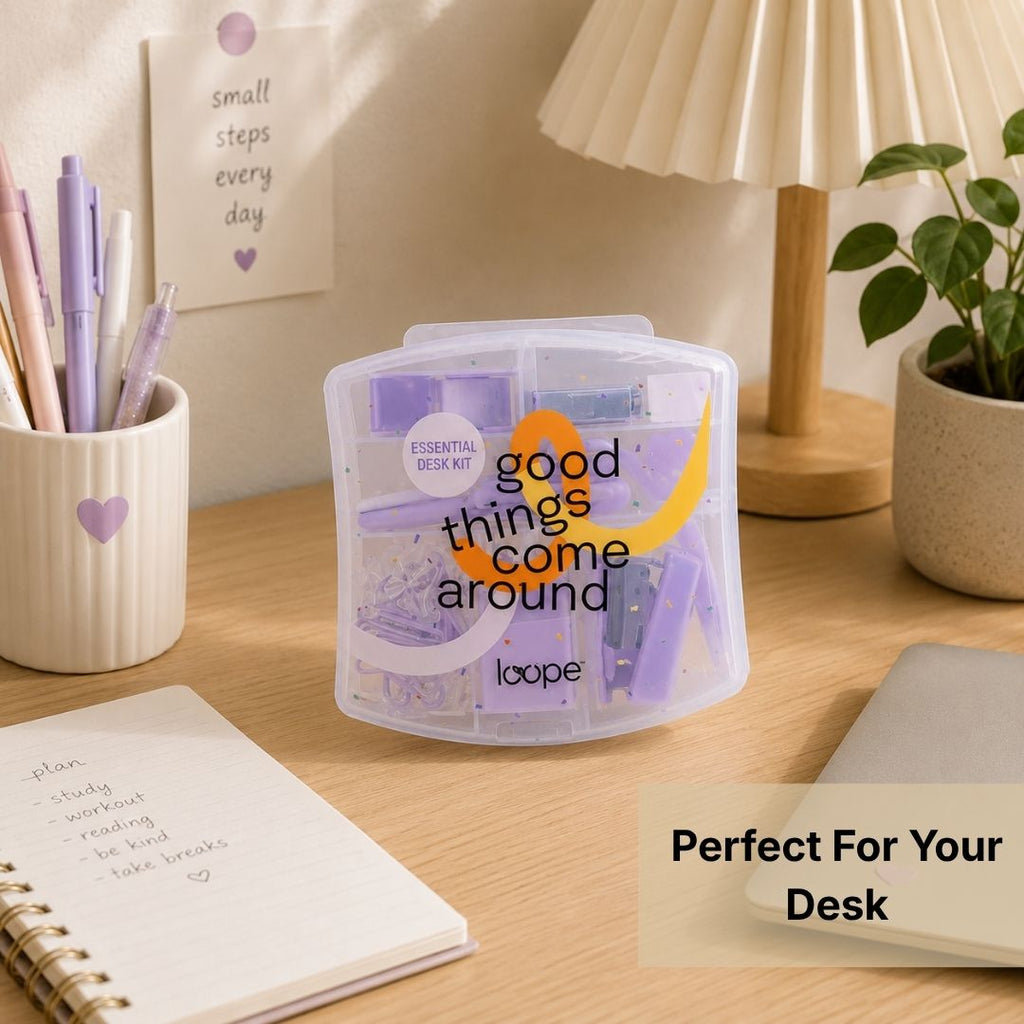Loope Office Stationery Set - Light Purple